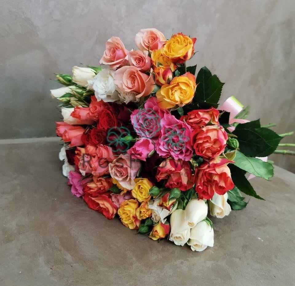 Букет цветов из: Розы в Луговой