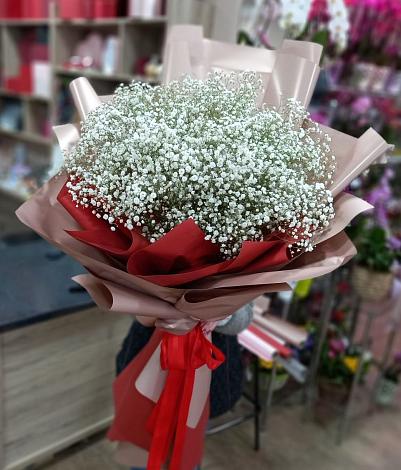 Букет цветов из: Гипсофила в Луговой