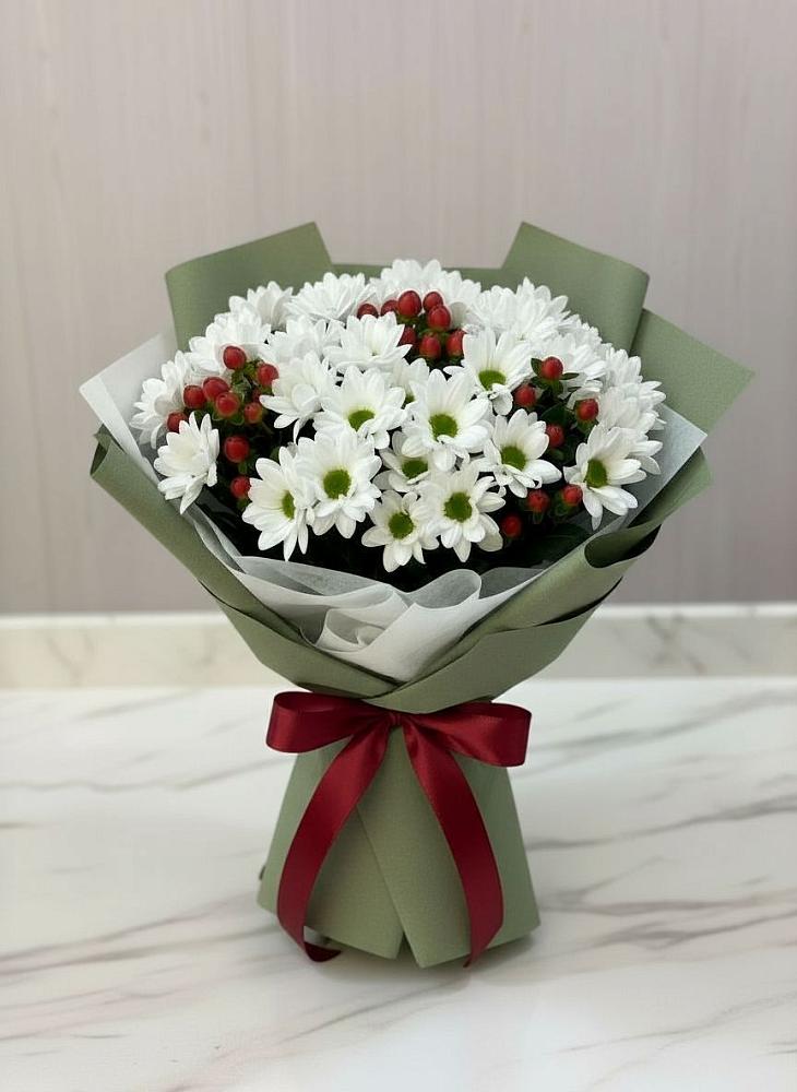 Букет цветов из: Хризантемы в Луговой