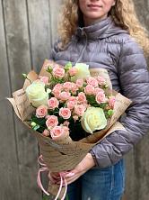 Букет цветов из:  Розы в Луговой