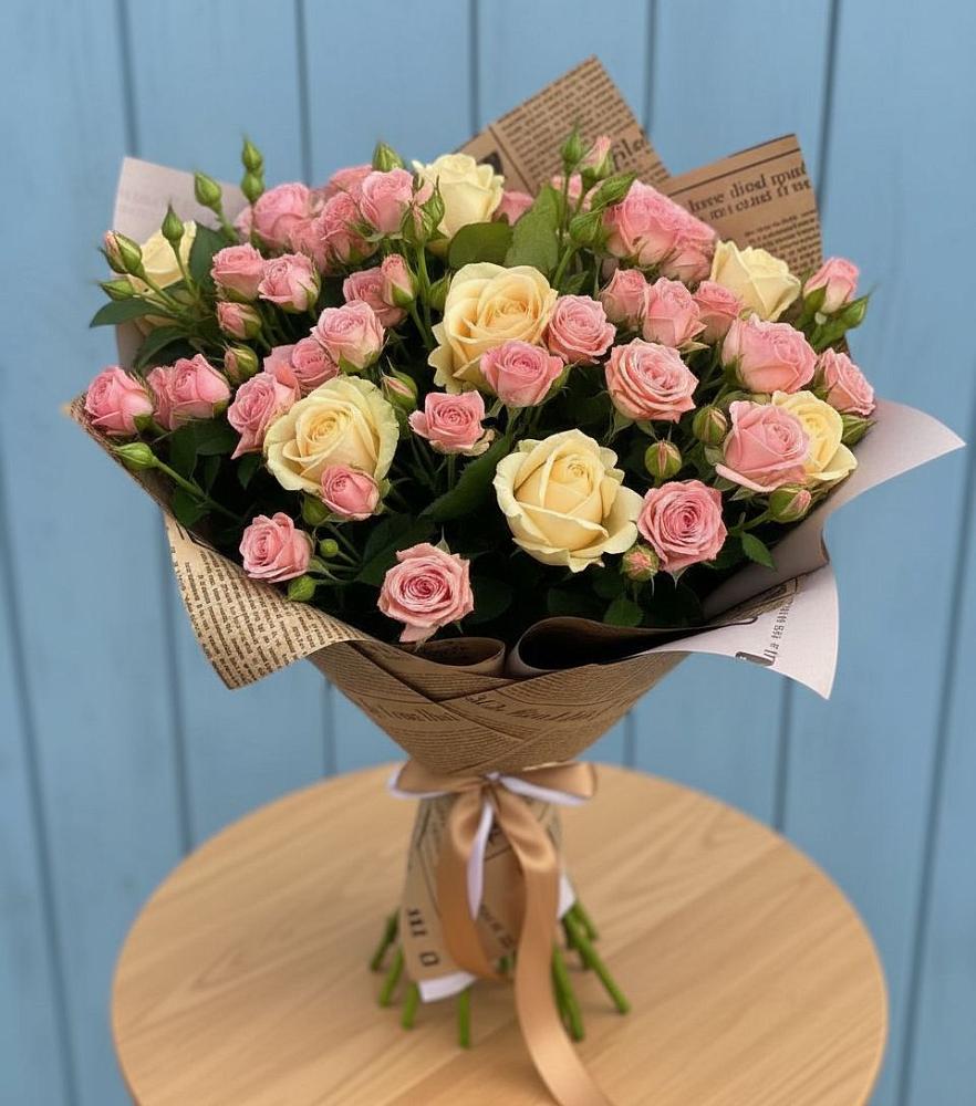 Букет цветов из: Розы в Луговой