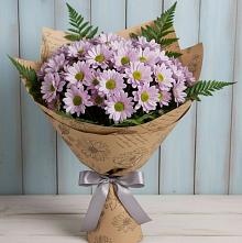 Букет цветов из:  Хризантемы #REPLACE_PRED# Луговой