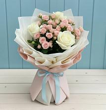 Букет цветов из:  Розы в Луговой