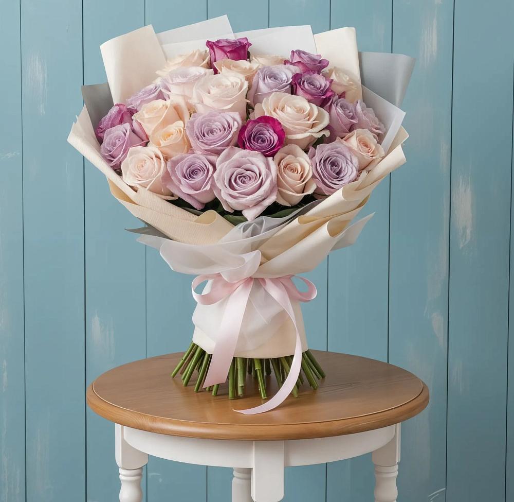 Букет цветов из: Розы в Луговой