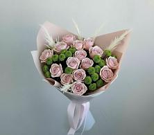 Букет цветов из:  Розы и Хризантемы в Луговой