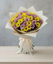 Букет цветов из:  Хризантемы в Луговой