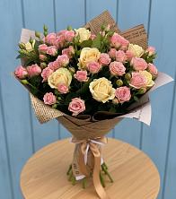 Букет цветов из:  Розы в Луговой