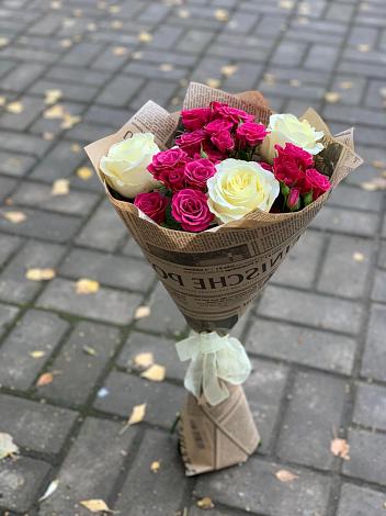 Букет цветов из: Розы в Луговой